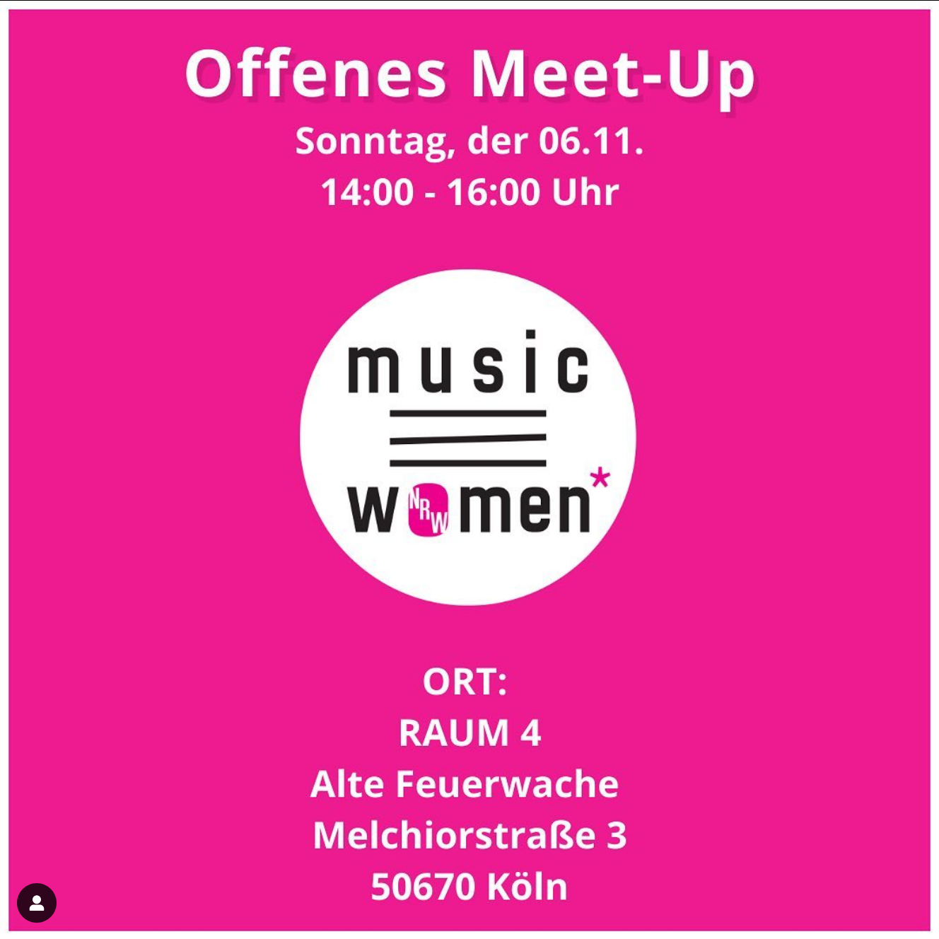 musicNRWwomen*  Meet Up 6.11.